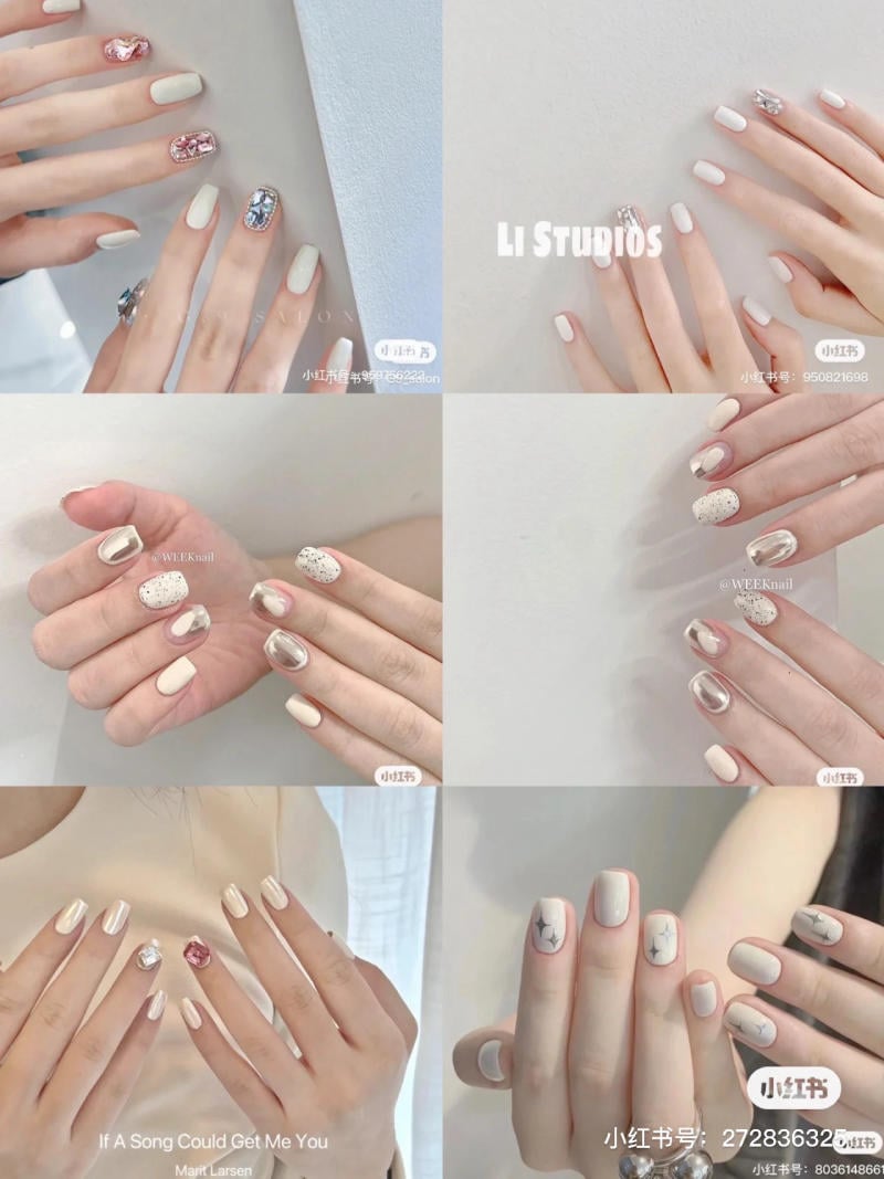 mau-nail-don-gian-cardina__71__60646bafd5474222ae4fff75aac27f17 Bộ sưu tập móng tay nghệ thuật với nhiều kiểu trang trí đa dạng và màu sắc trang nhã.