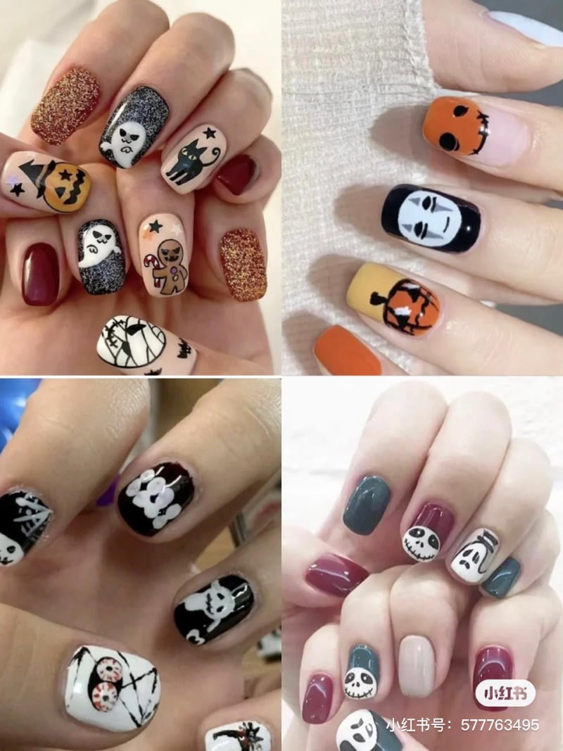 mau-nail-halloween-dep__56__ada342f3af12447282bda58d16ed5483 Bộ móng tay trang trí với họa tiết Halloween đa dạng và màu sắc phong phú, tạo nên phong cách độc đáo và ấn tượng.