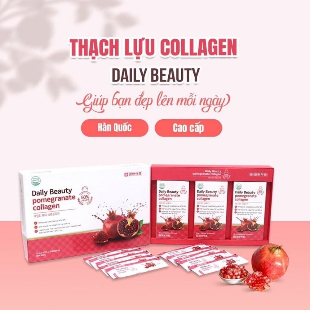 Thạch lựu collagen Daily Beauty ILyang