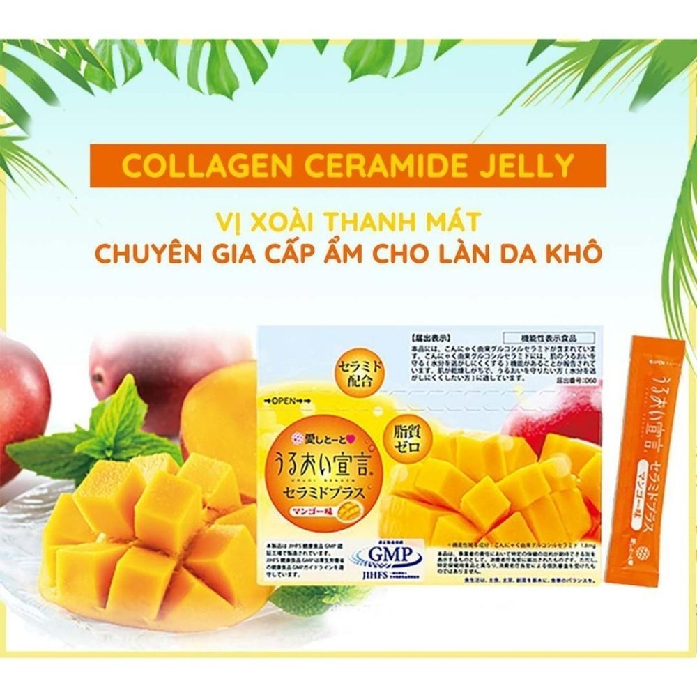 Thạch Bổ Sung Collagen Vị Xoài Aishitoto