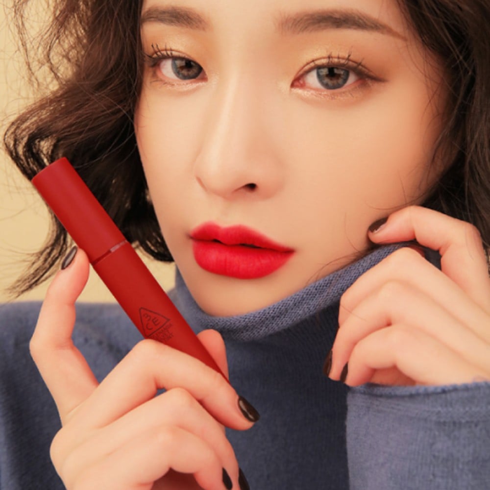 9.3.12 - thegioiskinfood - Son 3CE Velvet Lip Tint - Private