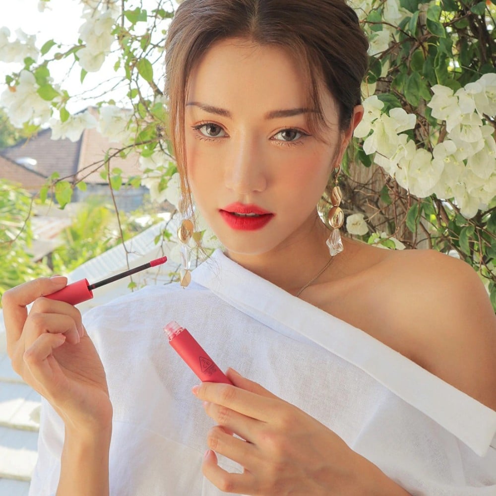 9.3.4 - thegioiskinfood - Son 3CE Velvet Lip Tint - Absorbed