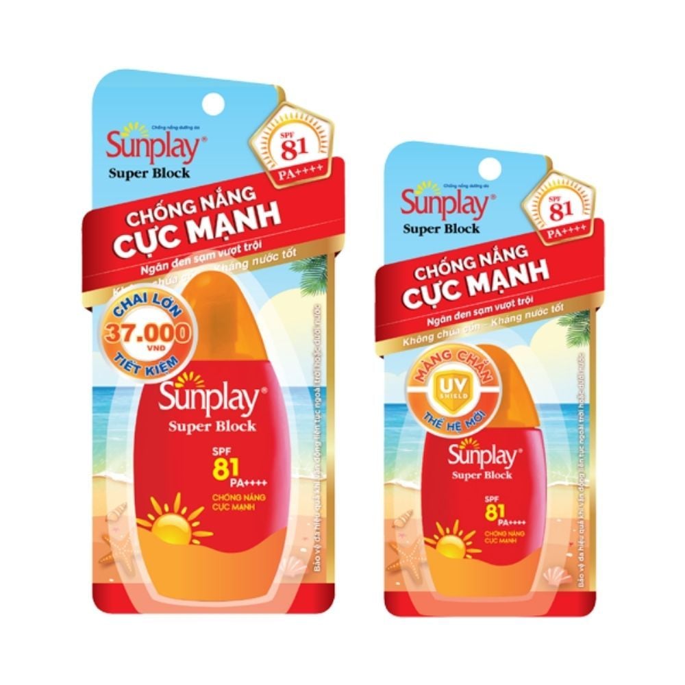 Sữa chống nắng vượt trội Sunplay Super Block SPF81