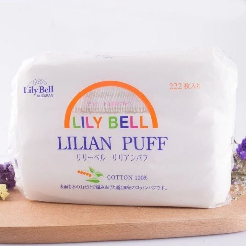 Bông tẩy trang LilyBell Lilian Puff Cotton