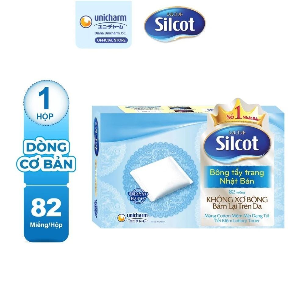 Bông tẩy trang Silcot Velvety Touch Cotton