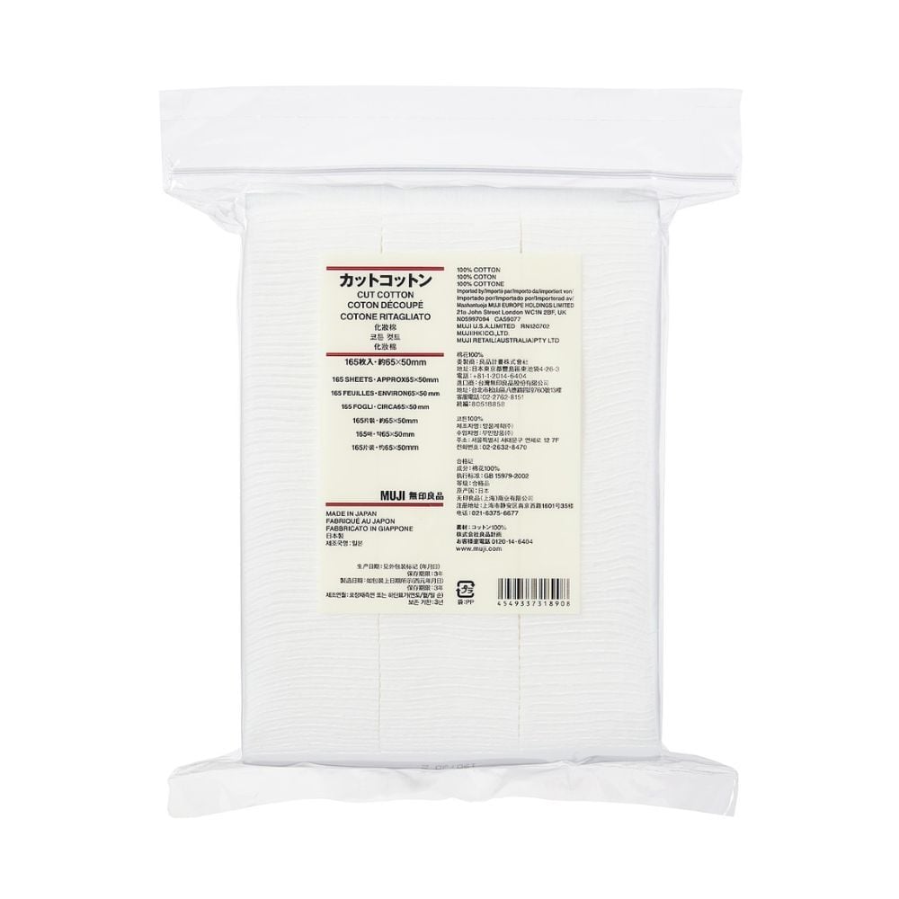Bông tẩy trang Muji Organic Cotton