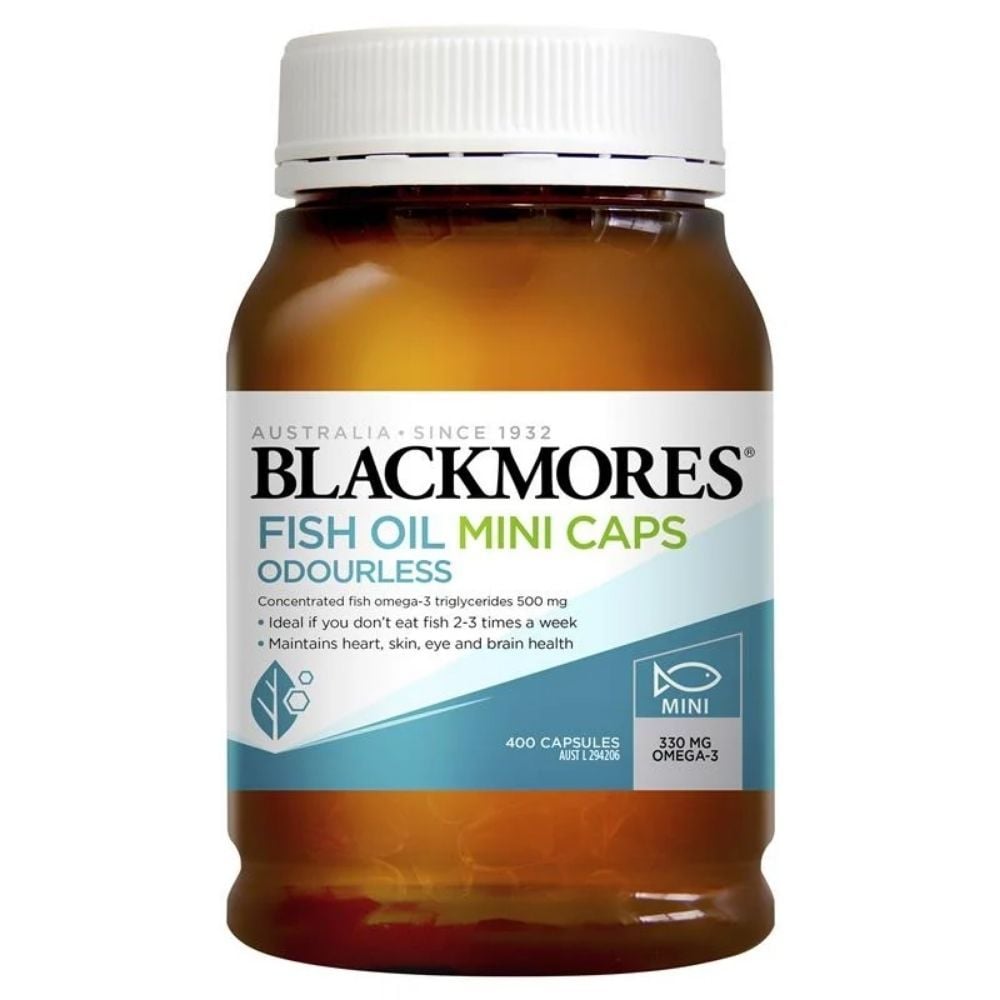 Viên uống dầu cá Blackmores Odourless Fish Oil bổ sung Omega-3