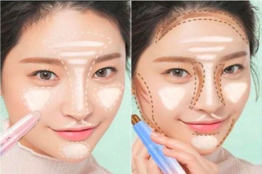 2-huong-dan-cach-tao-khoi-cho-mat-tron-can-thiet-khi-trang-diem_9e4cff0d2e6447119dd3291ff0011b34 Thực hiện tạo khối và tán đều phấn để tạo khối