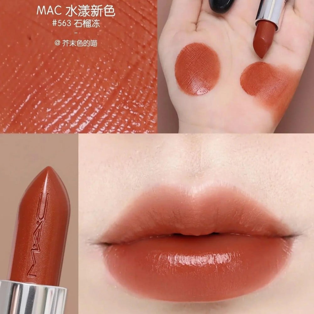 28.19 - thegioiskinfood - Son MAC Lustreglass 563 Obviously
