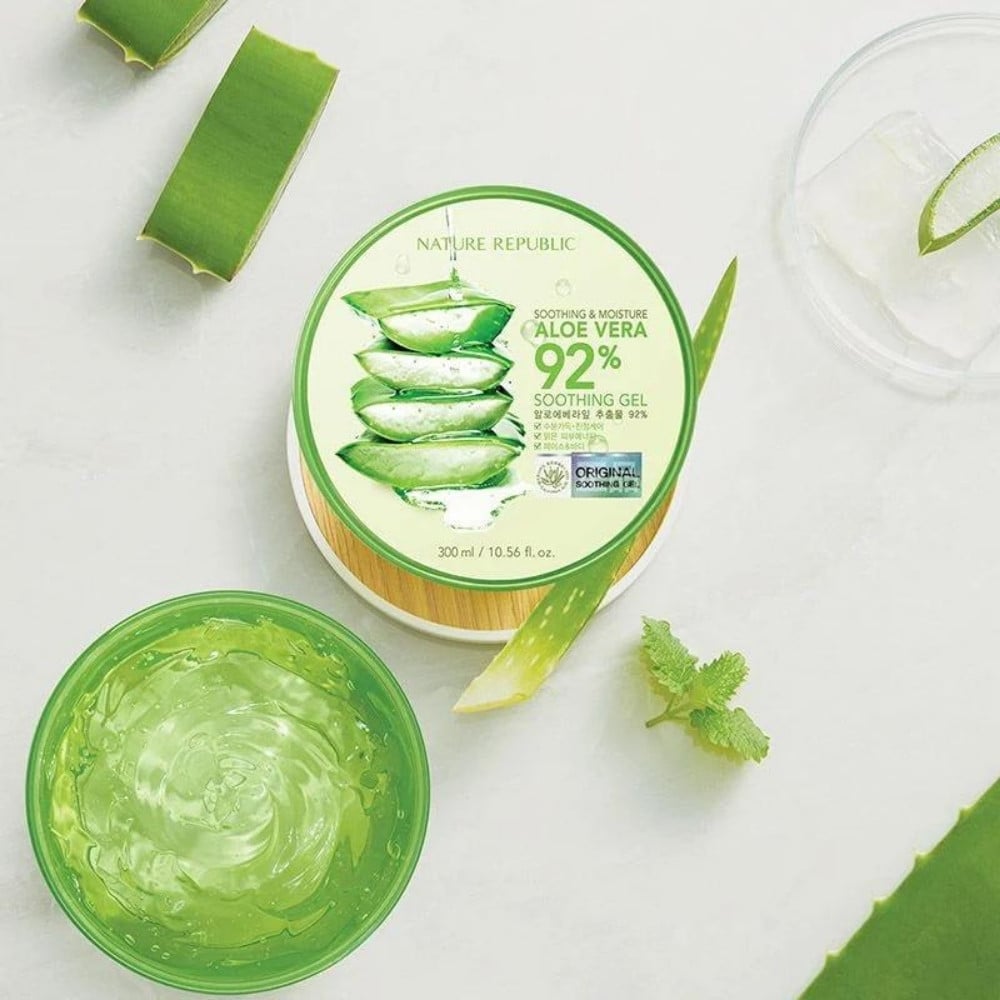 21.3.14 - thegioiskinfood.com - Kem dưỡng ẩm Nature Republic 92% Aloe Gel