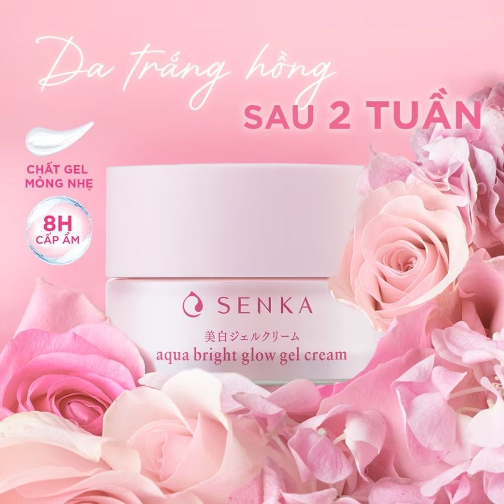 Kem dưỡng trắng da ban đêm Senka