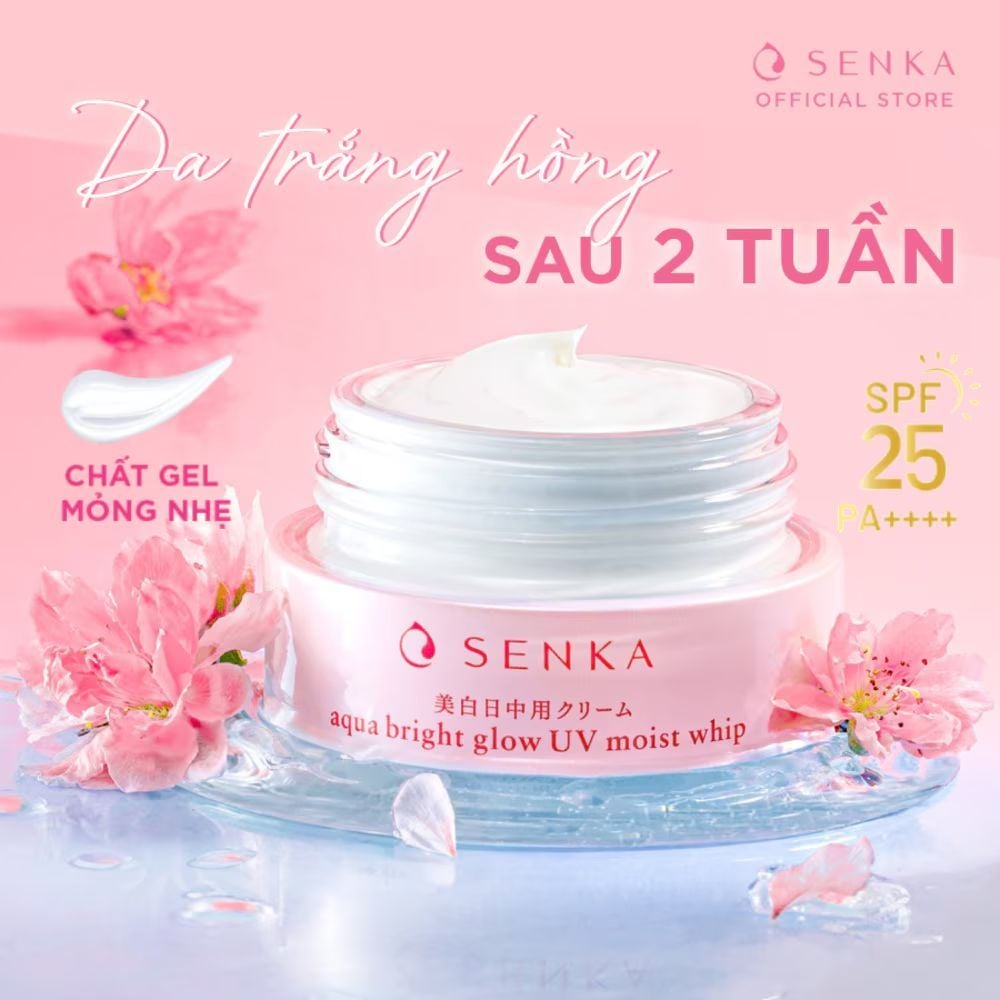 Kem dưỡng trắng da ban ngày Senka