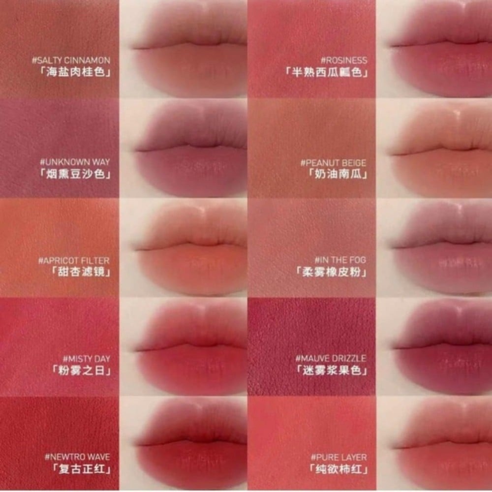 5-8_-_thegioiskinfood_-_bang_mau_son_thoi_3ce_blur_matte_lipstick 5.8 - thegioiskinfood - Bảng màu son thỏi 3CE Blur Matte Lipstick