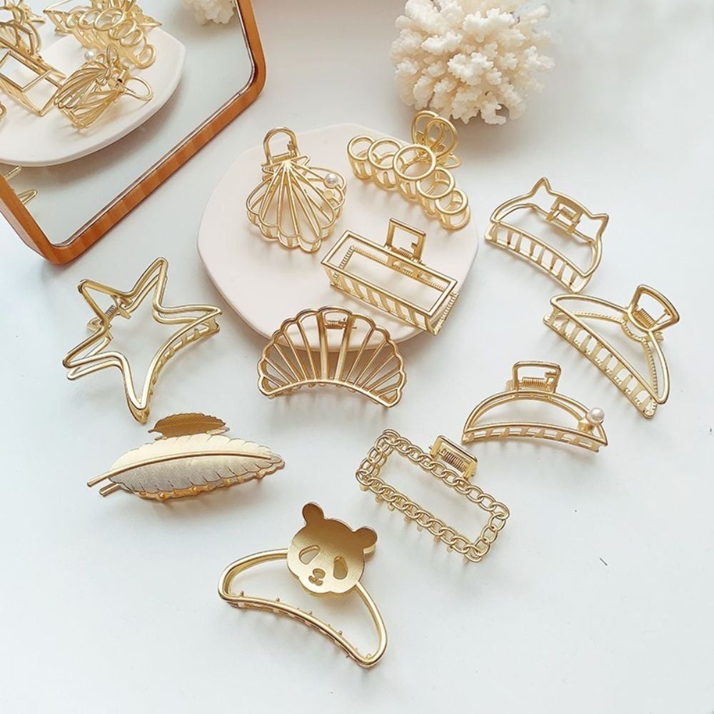 kẹp tóc càng cua kim loại