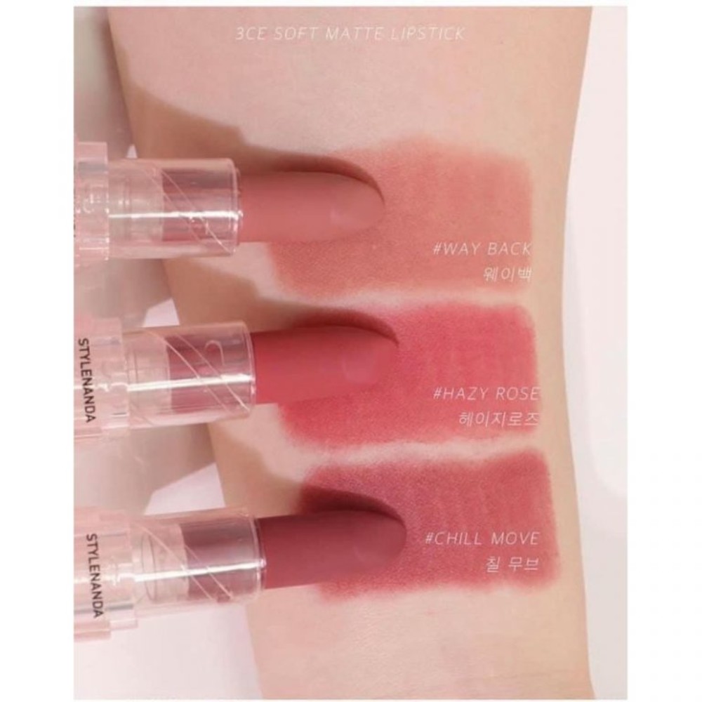6-9_-_thegioiskinfood_-_mau_son_3ce_soft_matte_lipstick_cool_edition 6.6 - thegioiskinfood - Màu son 3CE Soft Matte Lipstick Cool Edition