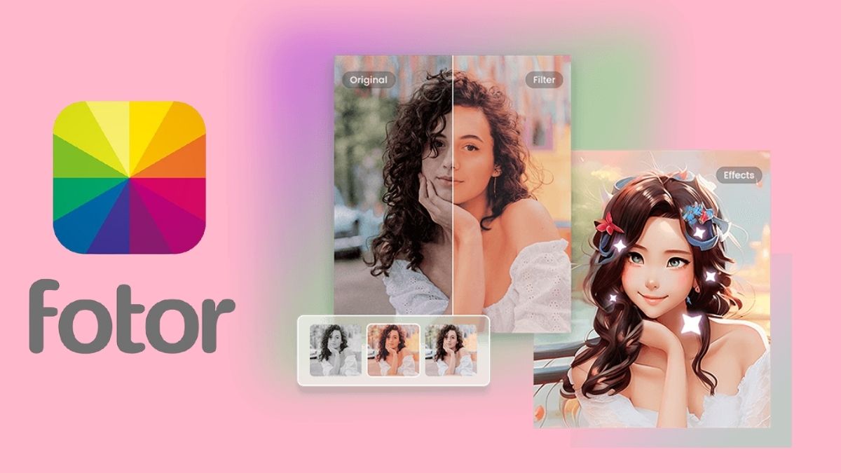 ai-tao-kieu-toc-8 Logo Fotor và hình ảnh chỉnh sửa với bộ lọc và hiệu ứng biến đổi chân dung thành phong cách hoạt hình.