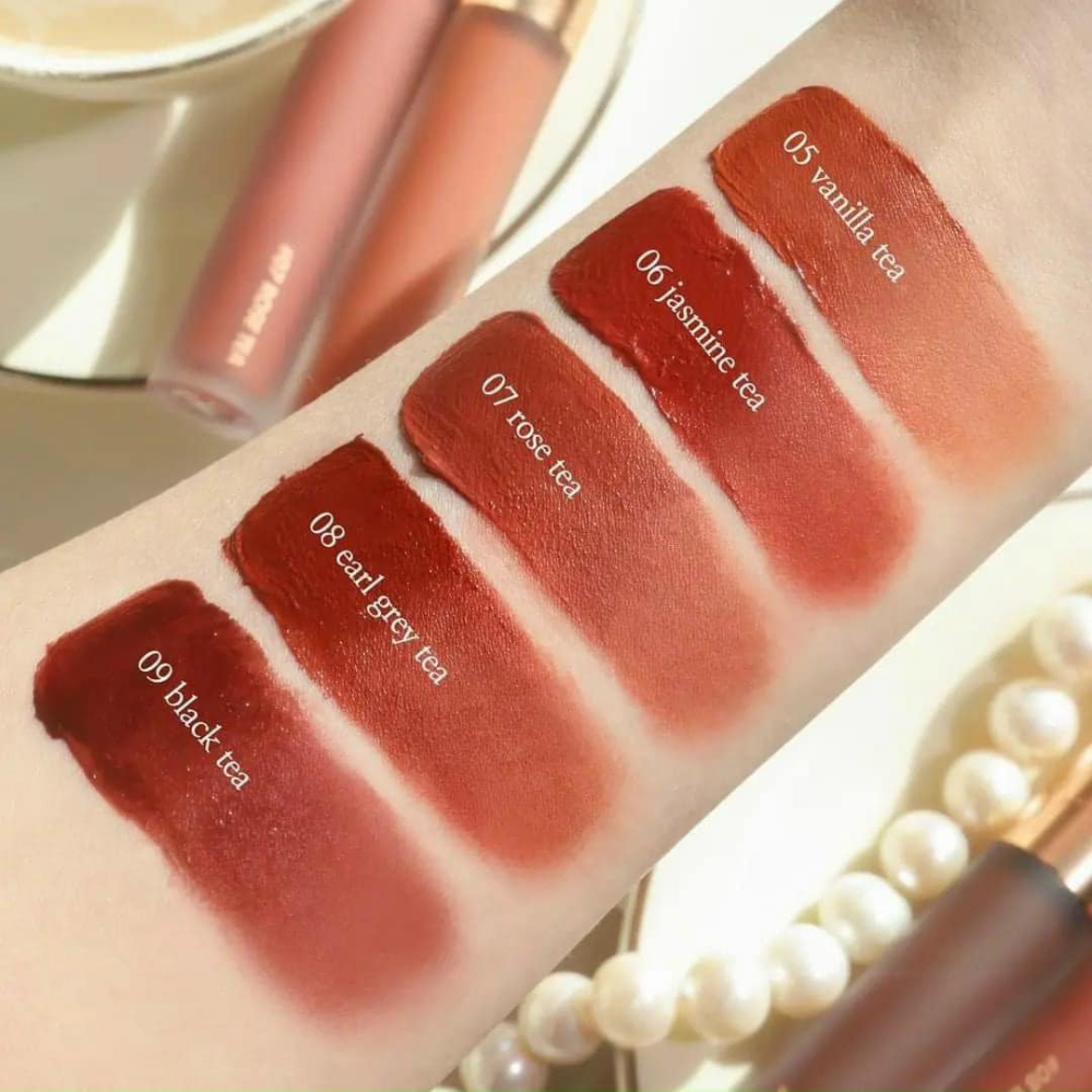 bang_mau_son_romand_milk_tea_velvet_8c743d4667954a299e70a16efb402b91 Bảng màu son Romand Milk Tea Velvet