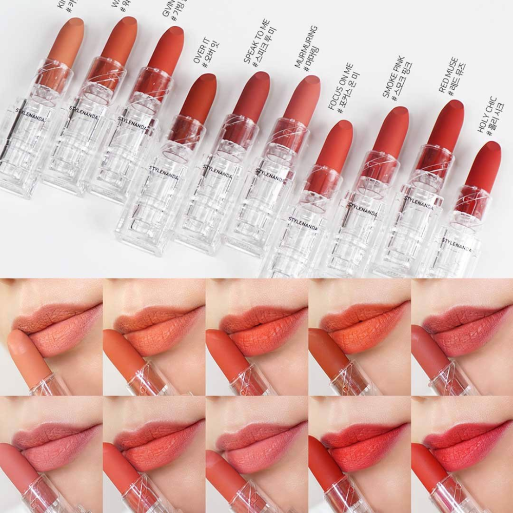 1.5 - thegioiskinfood - 3CE Vỏ Trong Soft Matte Lipstick Clear Layer Warm&Cold Edition