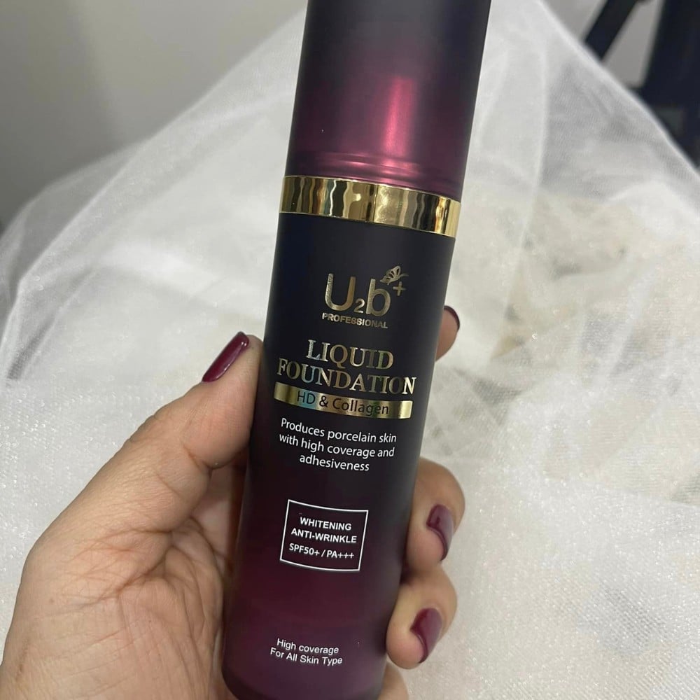 20.5 - thegioiskinfood.com - Kem chống nắng collagen U2b Liquid Foundation HD & Collagen SPF50+/PA+++