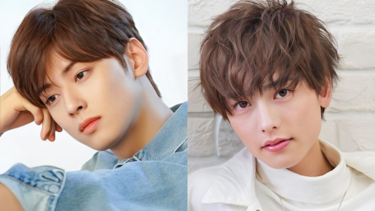 mau-nau-lanh-nam-1 Hai người với kiểu tóc ngắn, một người mặc áo xanh, người kia mặc áo trắng, nhìn về phía máy ảnh.