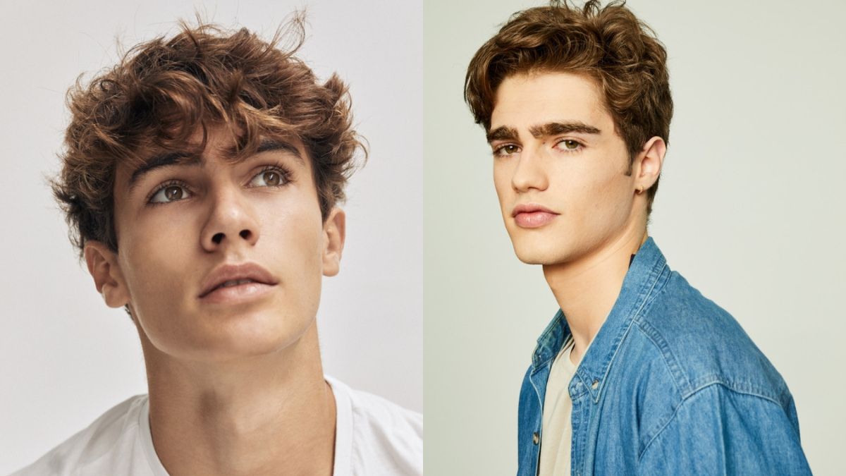 mau-nau-lanh-nam-3 Hai người chụp chân dung; một người nhìn lên, người kia nhìn thẳng, cả hai có mái tóc nâu.