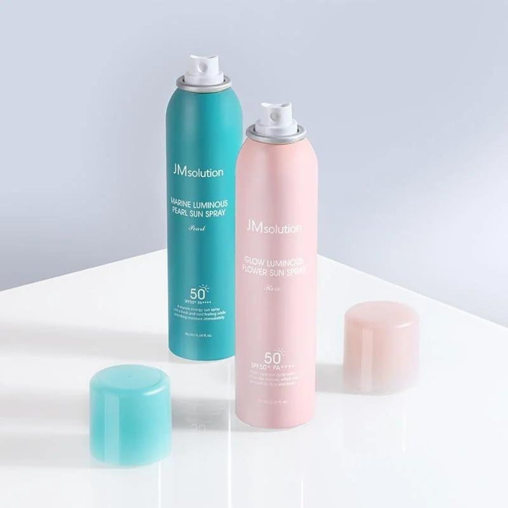 8.15 - thegioiskinfood.com - Kem chống nắng JM Solution Marine Luminous Pearl/Glow Luminous Flower Sun Spray