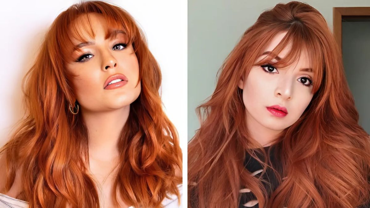 Hai người c&oacute; m&aacute;i t&oacute;c m&agrave;u đỏ, trang điểm nhẹ, nh&igrave;n thẳng v&agrave;o m&aacute;y ảnh trong hai bức ảnh gh&eacute;p.