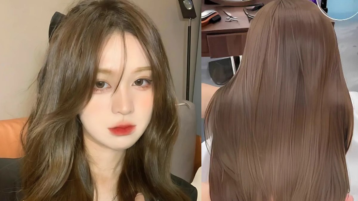 nau-kiwi-12 Cô gái với mái tóc dài màu nâu, một hình ảnh chụp từ phía trước và một hình ảnh từ phía sau.