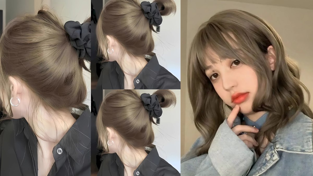 nau-kiwi-7 Hình ảnh một người có mái tóc dài buộc cao với nơ đen và tóc xoăn xõa, mặc áo khoác denim và đang suy tư.