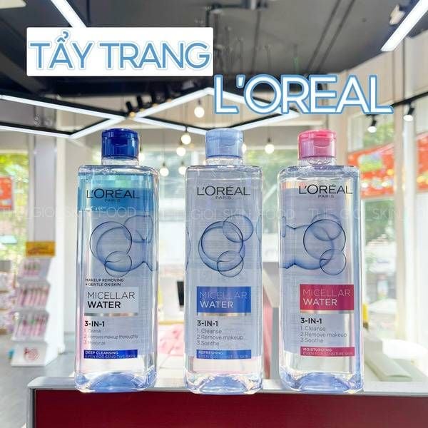 Nước tẩy trang giúp loại bỏ bụi bẩn, bã nhờn trên da