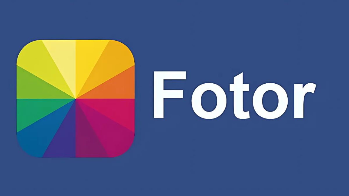 quet-khuon-mat-chon-kieu-toc-nu-online-3 Logo với biểu tượng hình tròn nhiều màu sắc và chữ "Fotor" trên nền xanh dương.