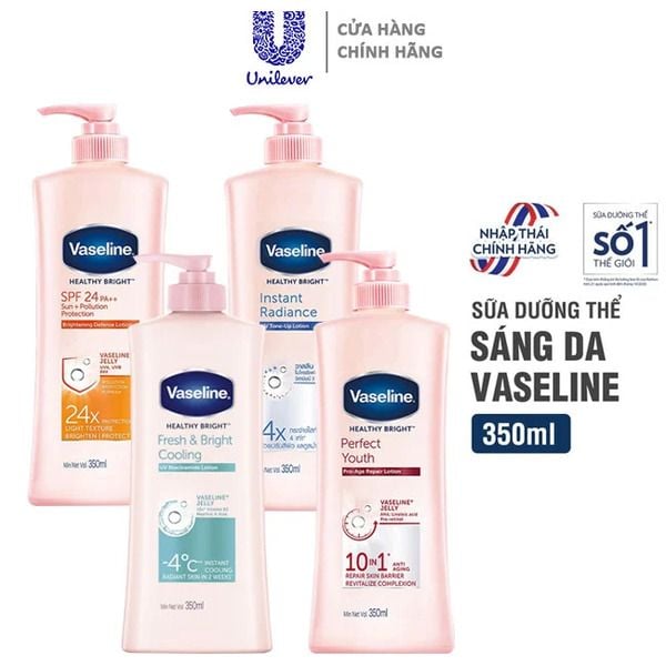 Sữa dưỡng thể Vaseline Healthy White