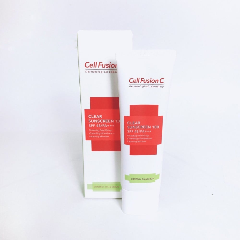 47.3.8 - thegioiskinfood.com - Kem chống nắng Cell Fusion C Clear Sunscreen 100
