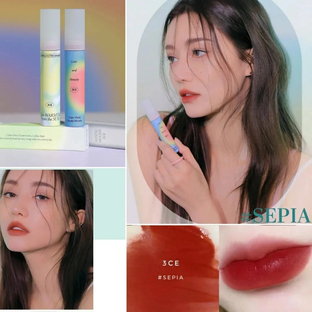 11.14 - thegioiskinfood - Son 3CE Blur Water Tint Energy Driver màu Sepia