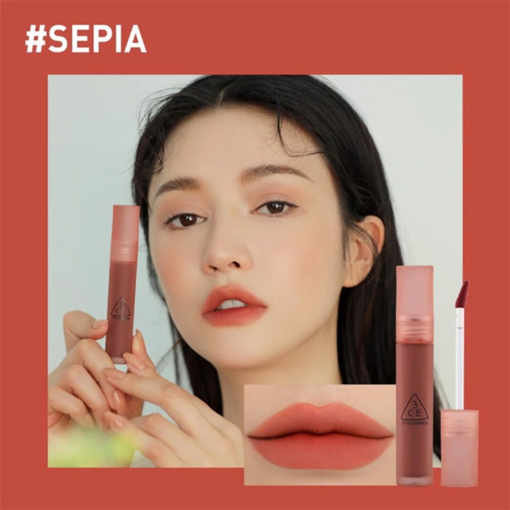 11.12 - thegioiskinfood - Son 3CE Blur Water Tint màu Sepia