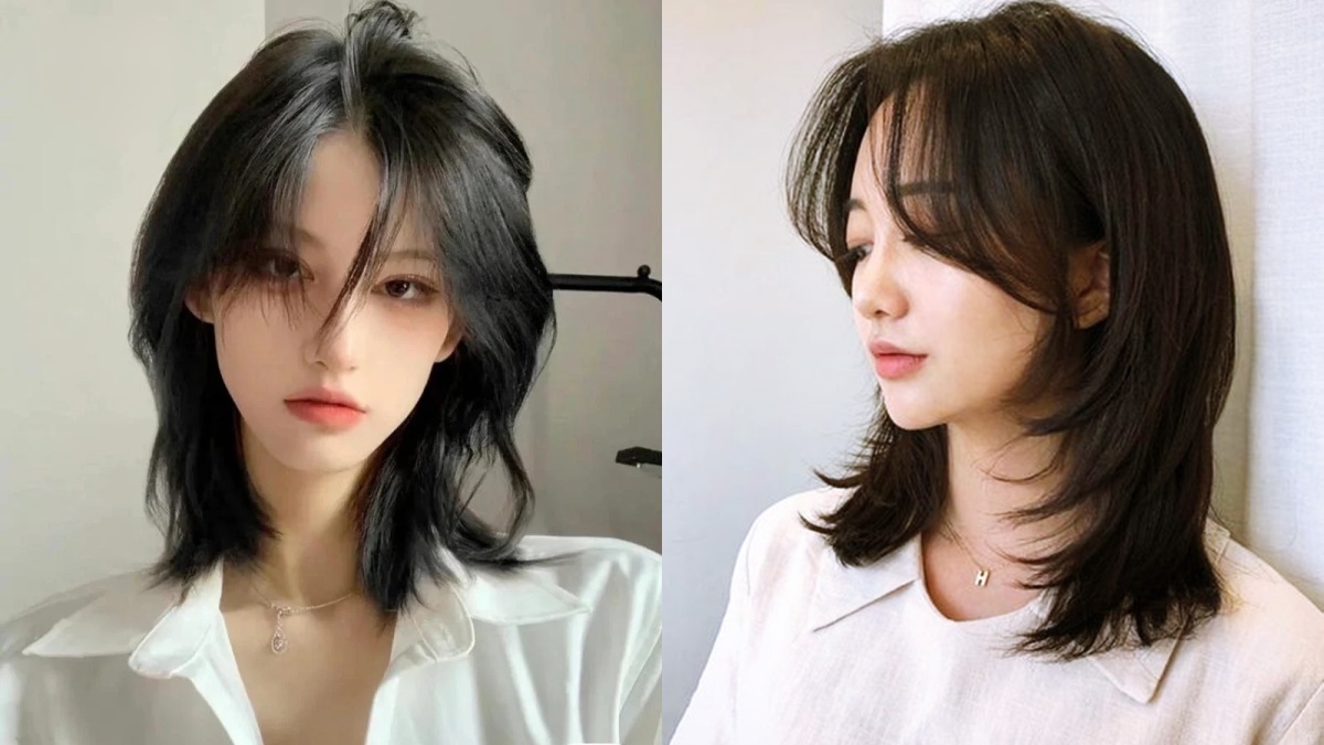 Tóc mullet nữ ngắn ngang vai