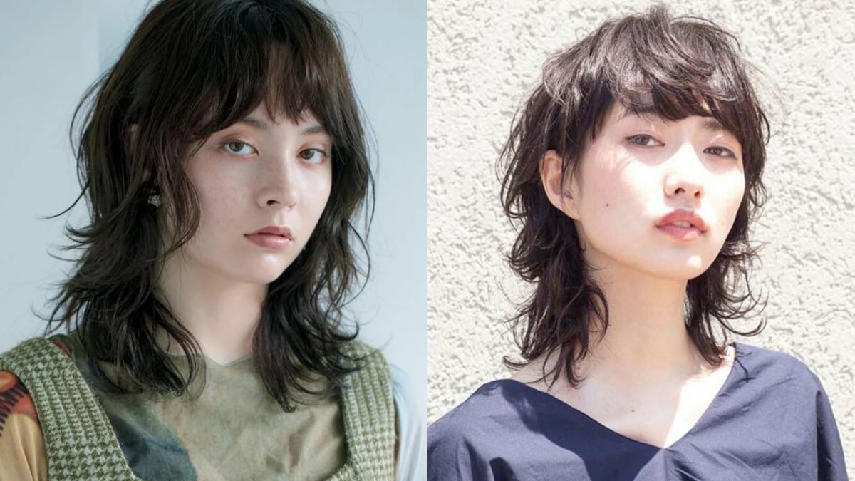 Kiểu tóc mullet nữ xoăn sóng
