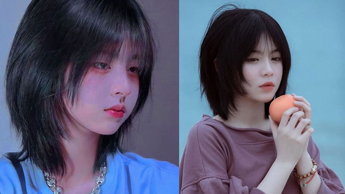 Kiểu tóc mullet nữ cho mặt trái xoan