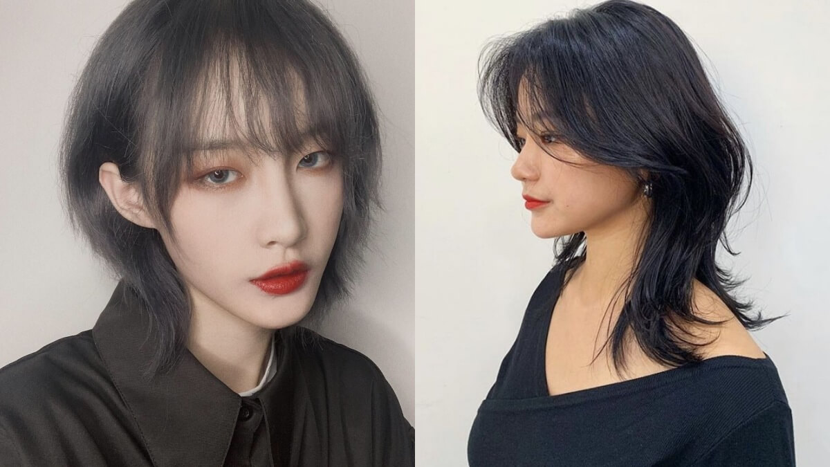 Tóc mullet nữ thẳng